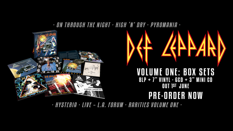 Volume One Box Set Archives Def Leppard